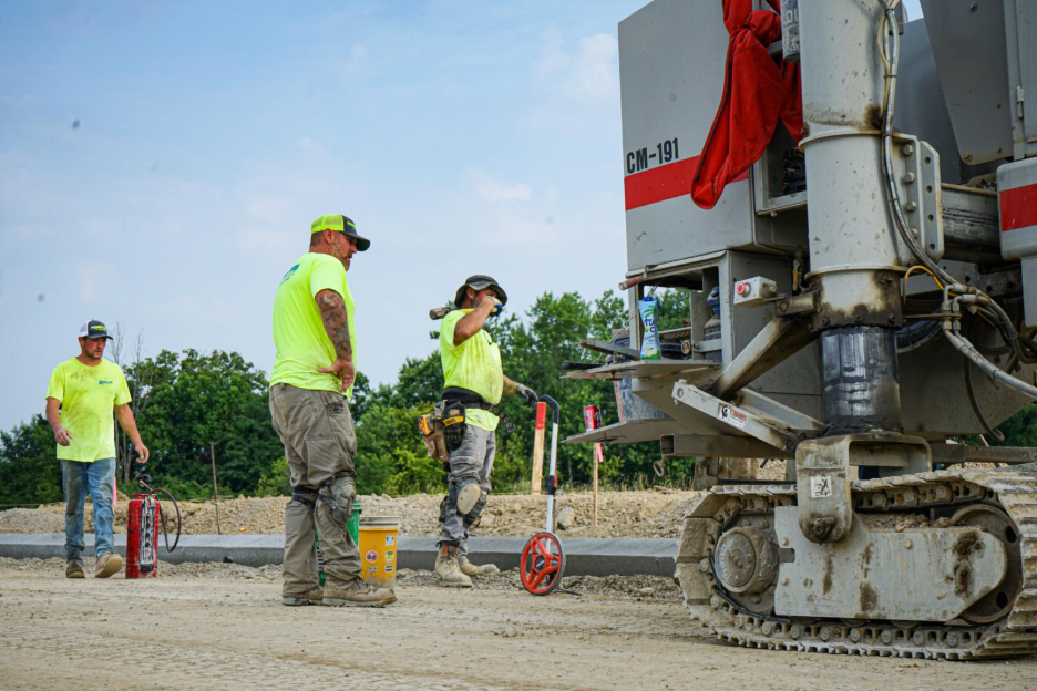 workers on a job site